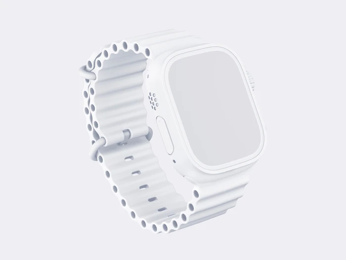 Watch Ultra Mockup, Clay 15