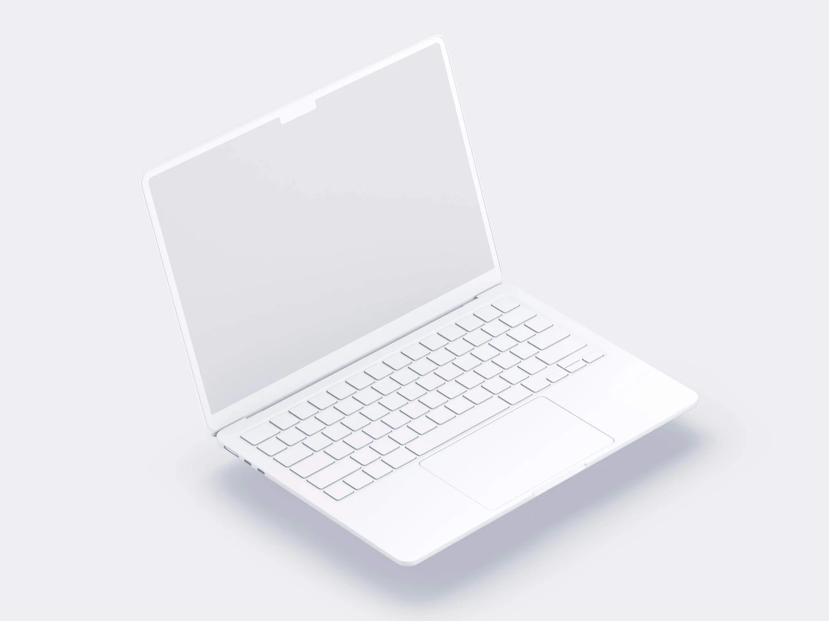 MacBook Air (M2) Clay Mockups, 15 1