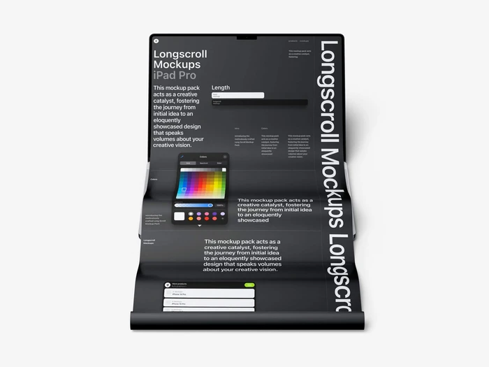 MacBook 16 Pro Longscroll Mockups, 03