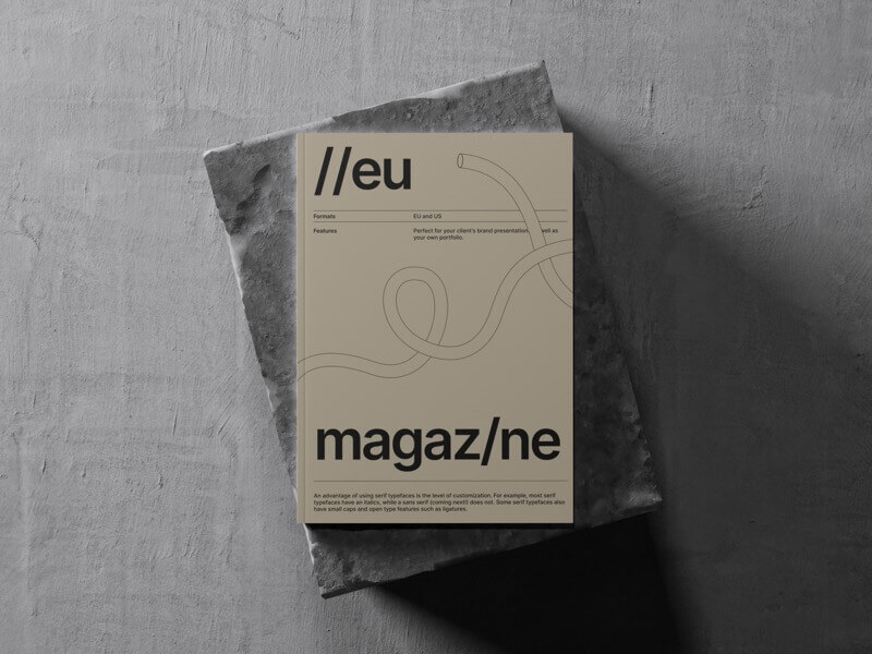 Bode, Magazine Mockup, EU, 02