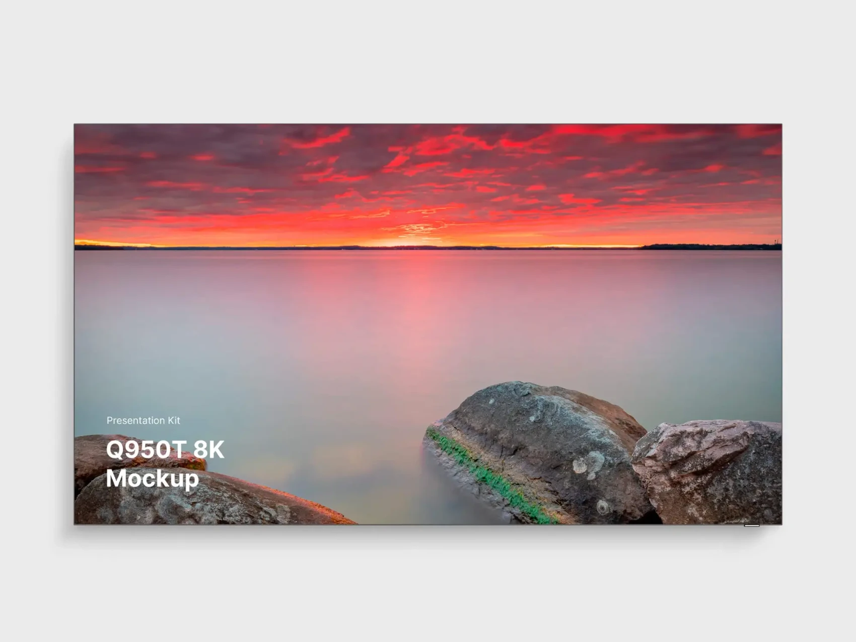 Samsung TV Mockup (Q950T 8K) 2