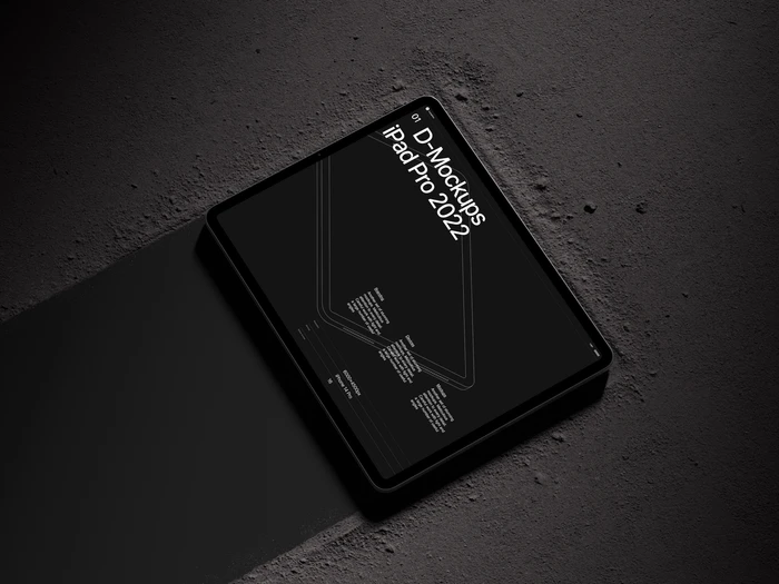 D-Mockups: iPad Pro, 09