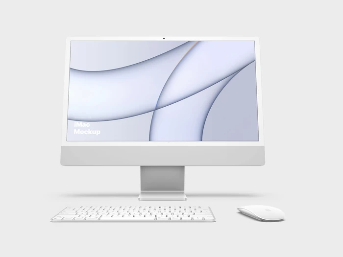 iMac 24-inch Mockups, 03