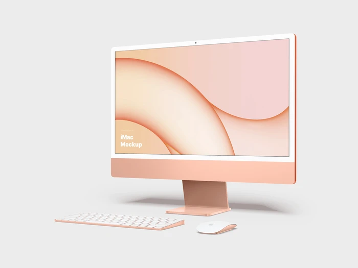 iMac 24-inch Mockups, 06