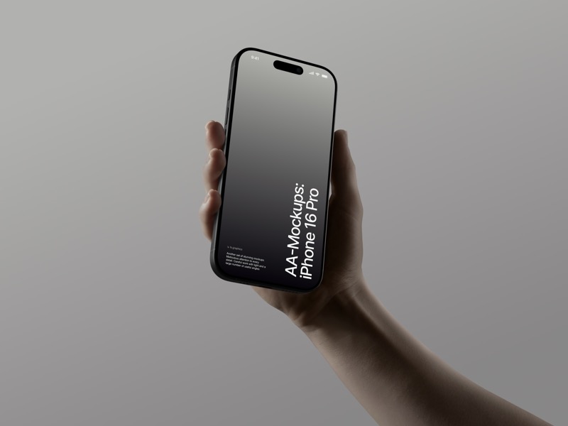 AA-Mockups: iPhone 16 Pro, Scene 06
