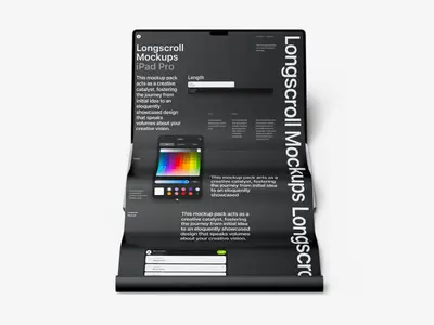 MacBook 16 Pro Longscroll Mockups