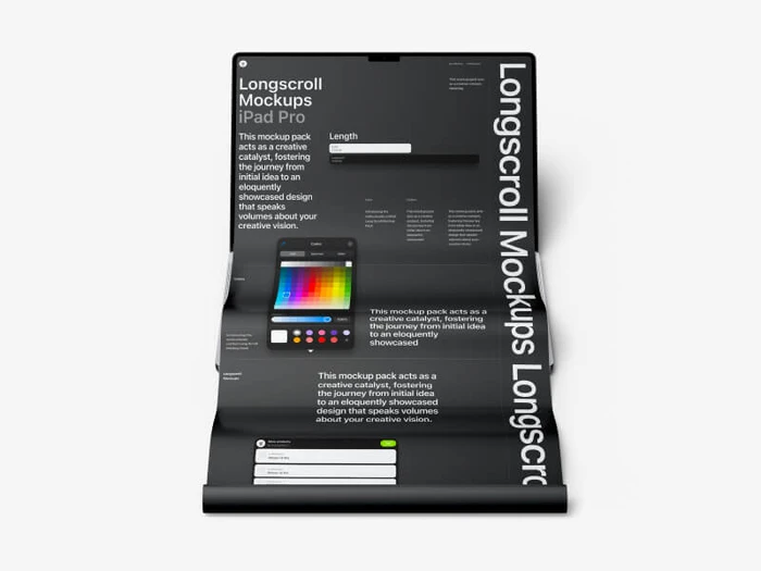 MacBook 16 Pro Longscroll Mockups