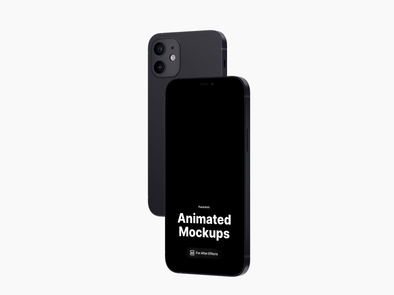 iPhone 12 Looped, Animated Mockup, 02