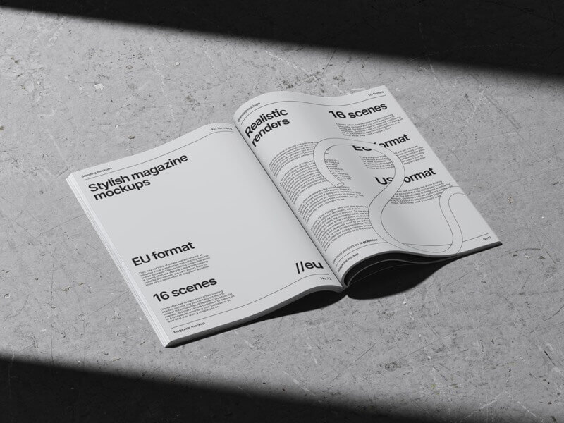 Bode, Magazine Mockup, EU, 01