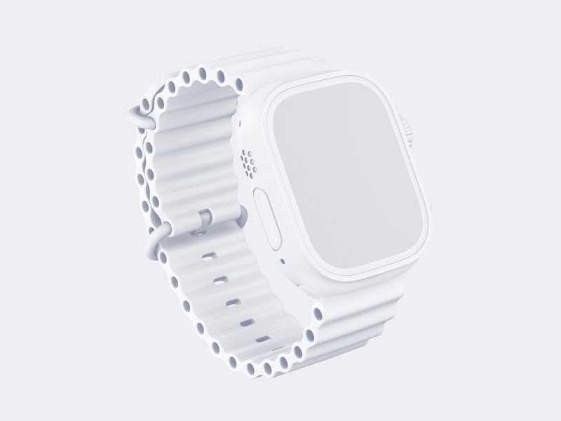 Watch Ultra Mockup, Clay 15