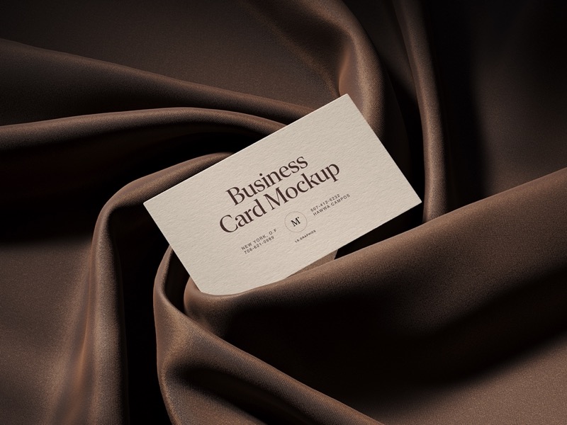 Muele, Elegant Business Card Mockup, US, Scene 10