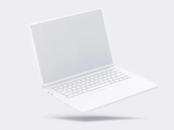 Laptop Studio Clay Mockups: 04