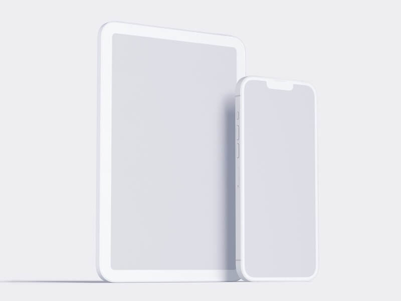 Apple Mockups Bundle, Clay, 14