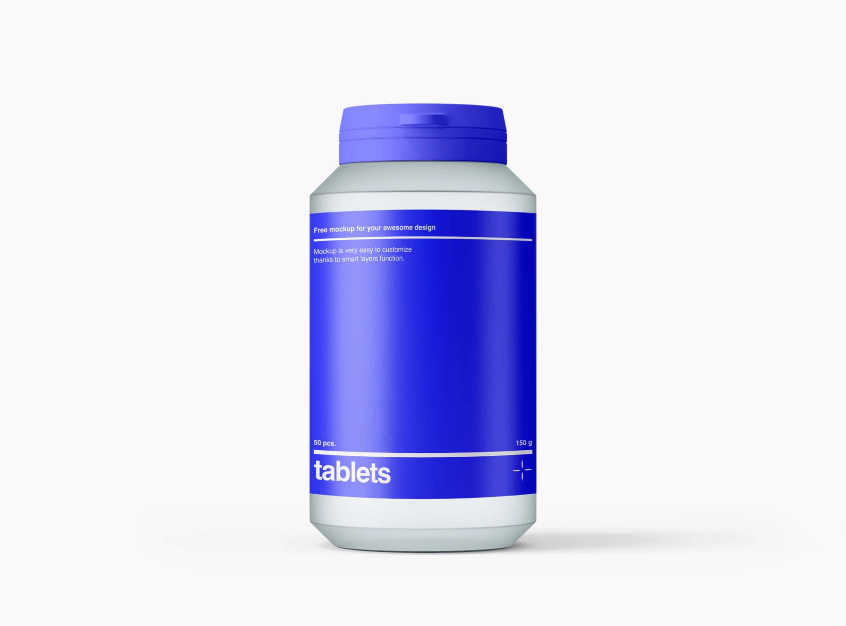 Free Pill Jar Mockup 1