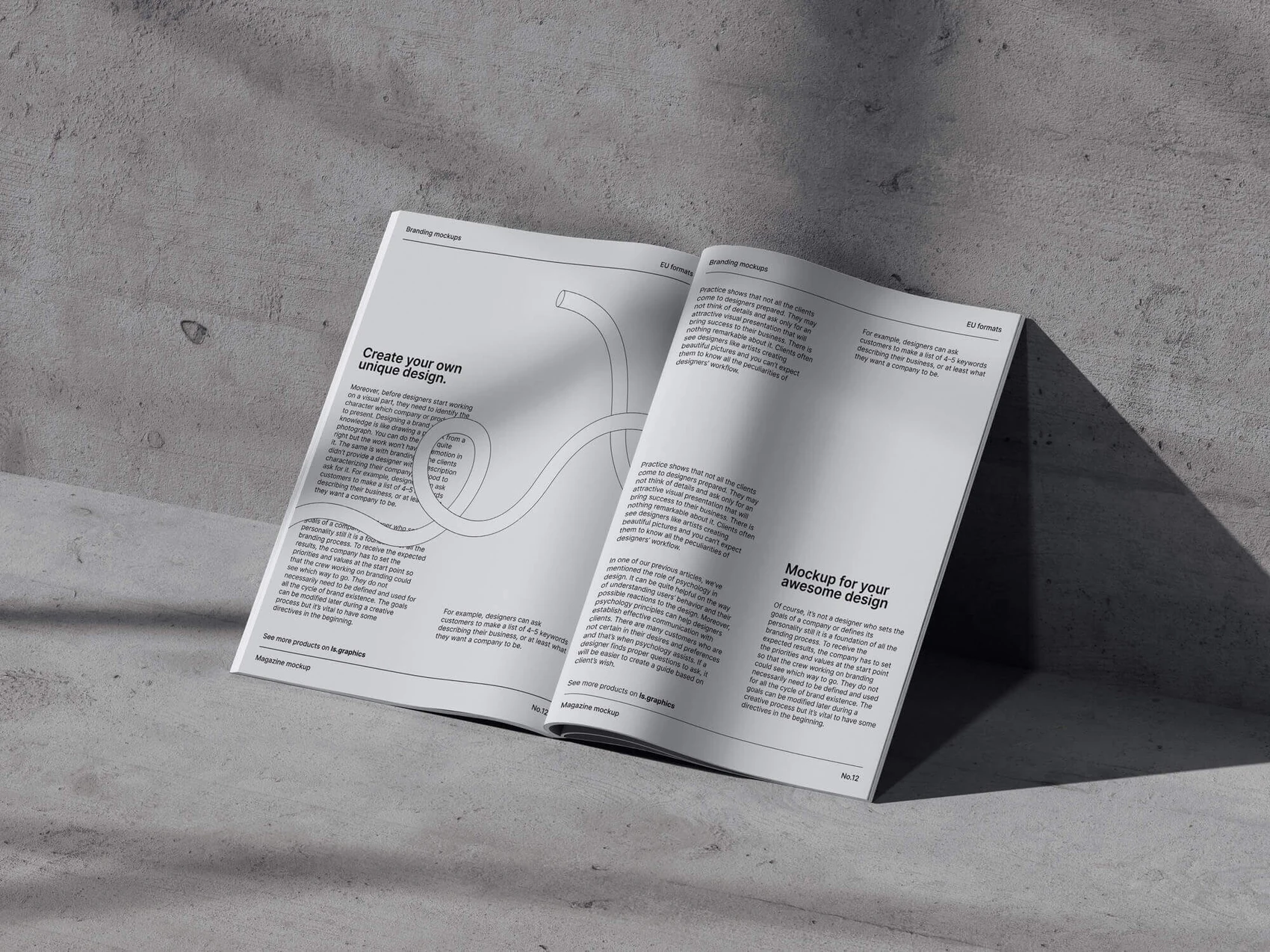 Bode, Magazine Mockup, EU, 13 1