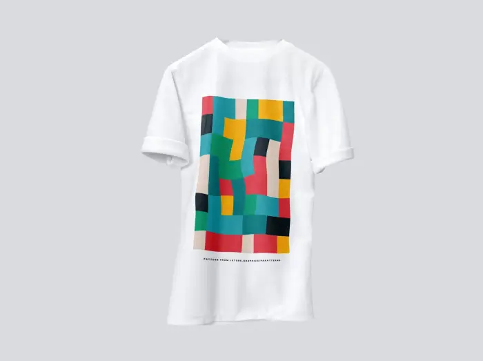 Different Colors Free T-Shirt Mockup