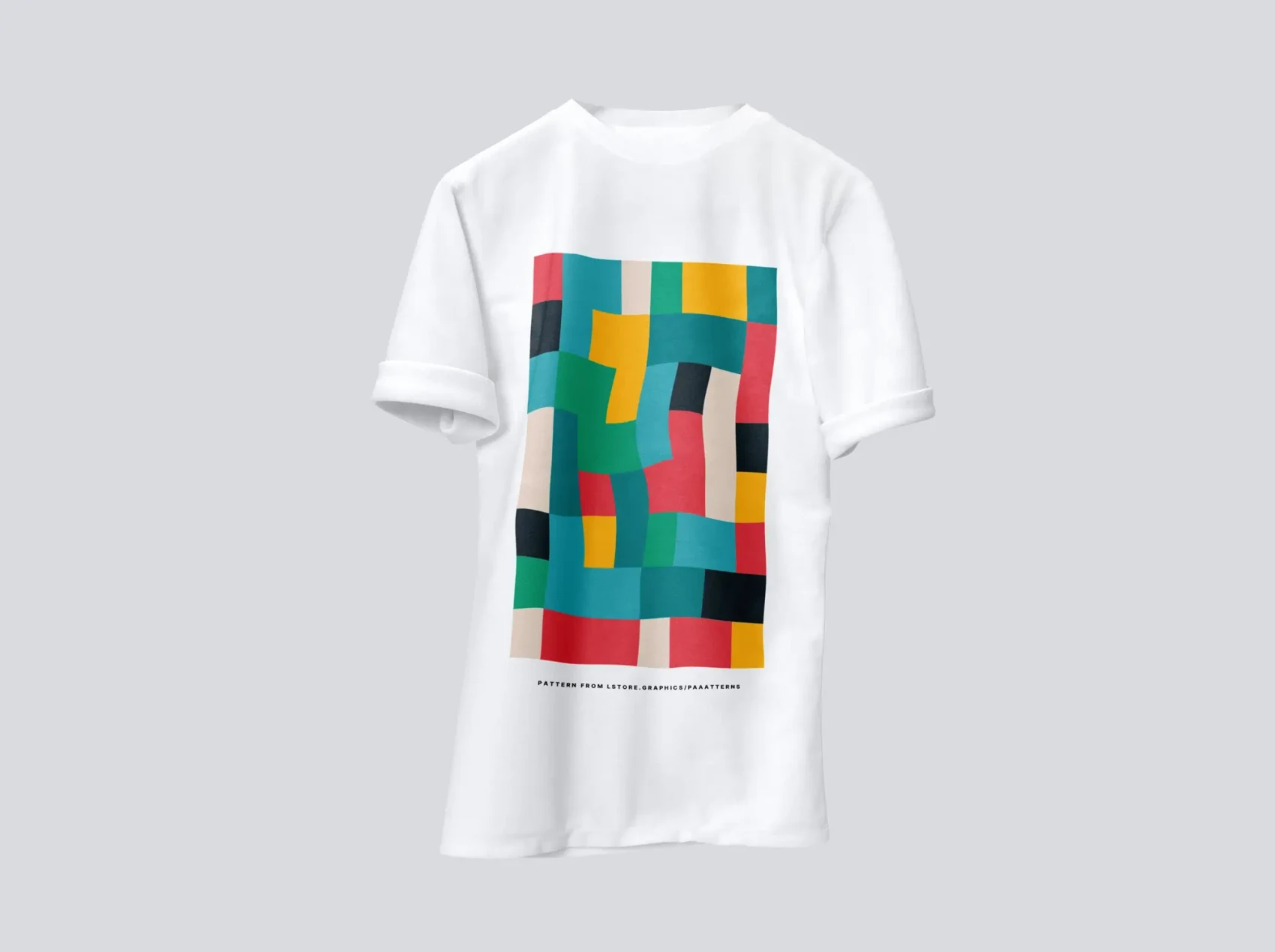 Different Colors Free T-Shirt Mockup 1