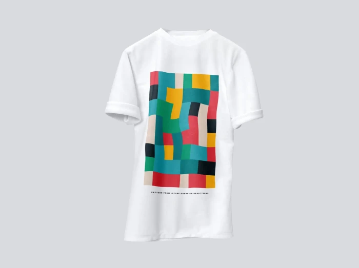 Different Colors Free T-Shirt Mockup