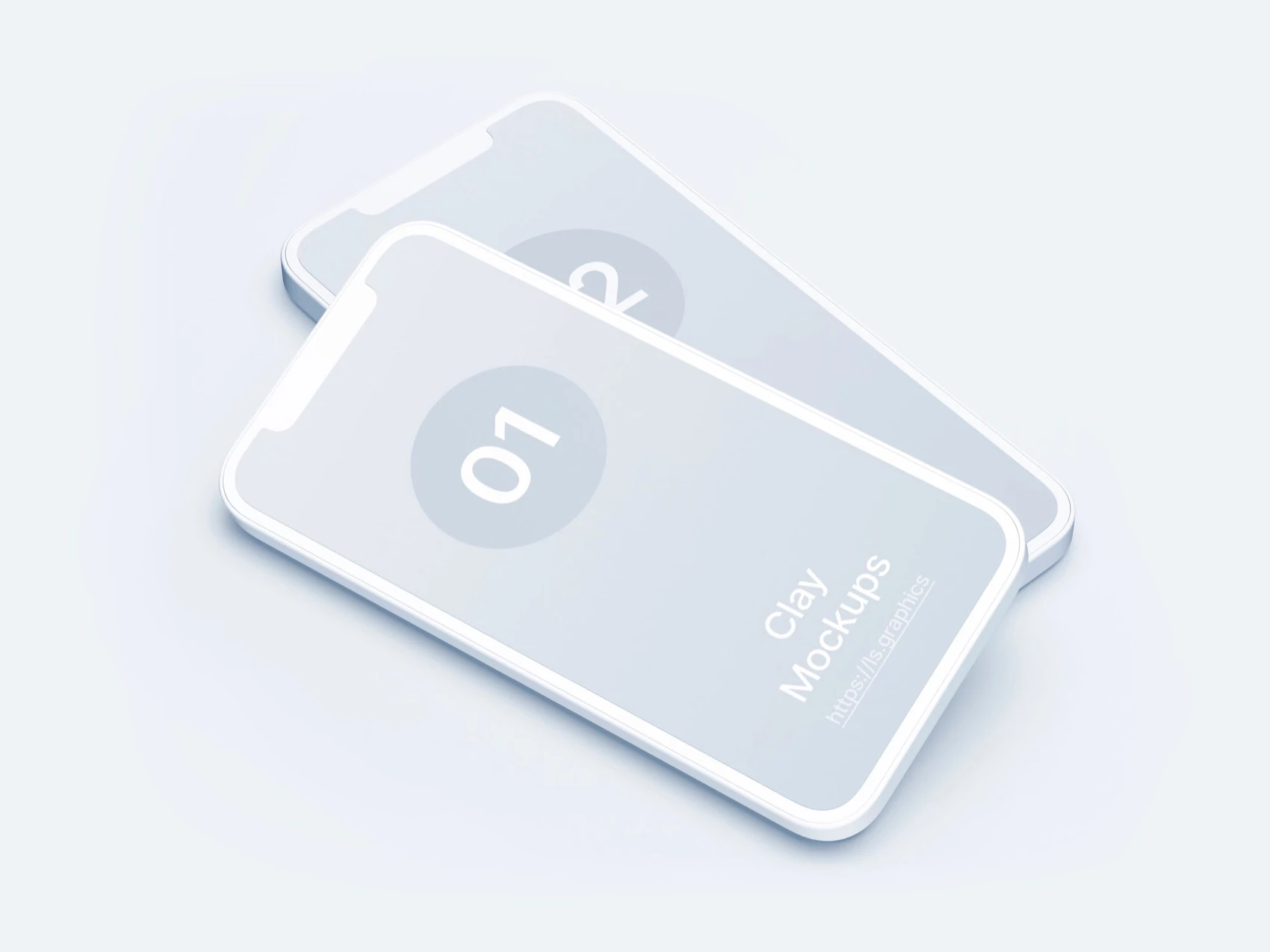 iPhone 12 Pro Clay Mockups, 08 1