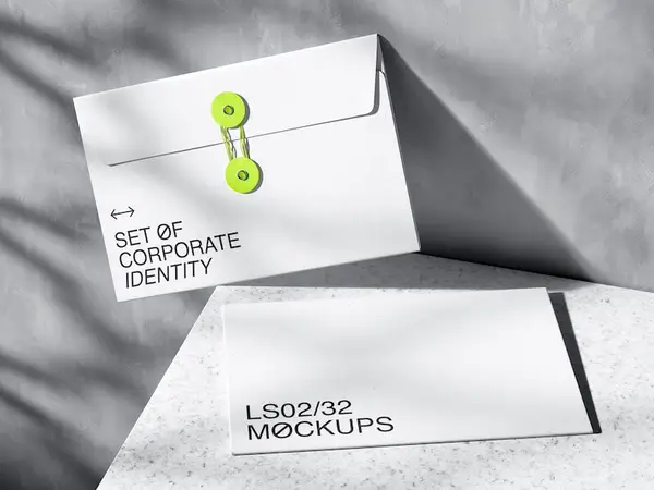 Qubus, String Envelope Mockups, US, 07