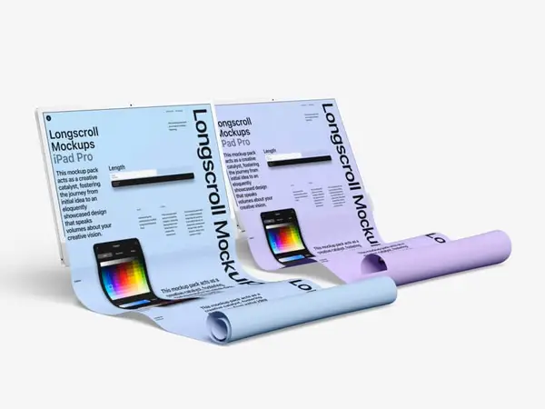 iMac 24 Longscroll Mockup, 06