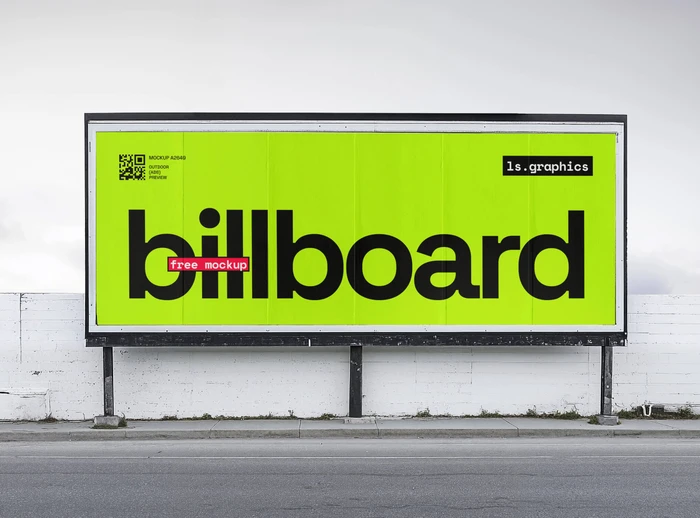 Free Outdoor Banner Mockup