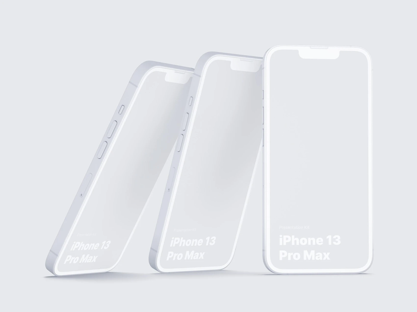 iPhone 13 Pro Clay Mockups: 14 1