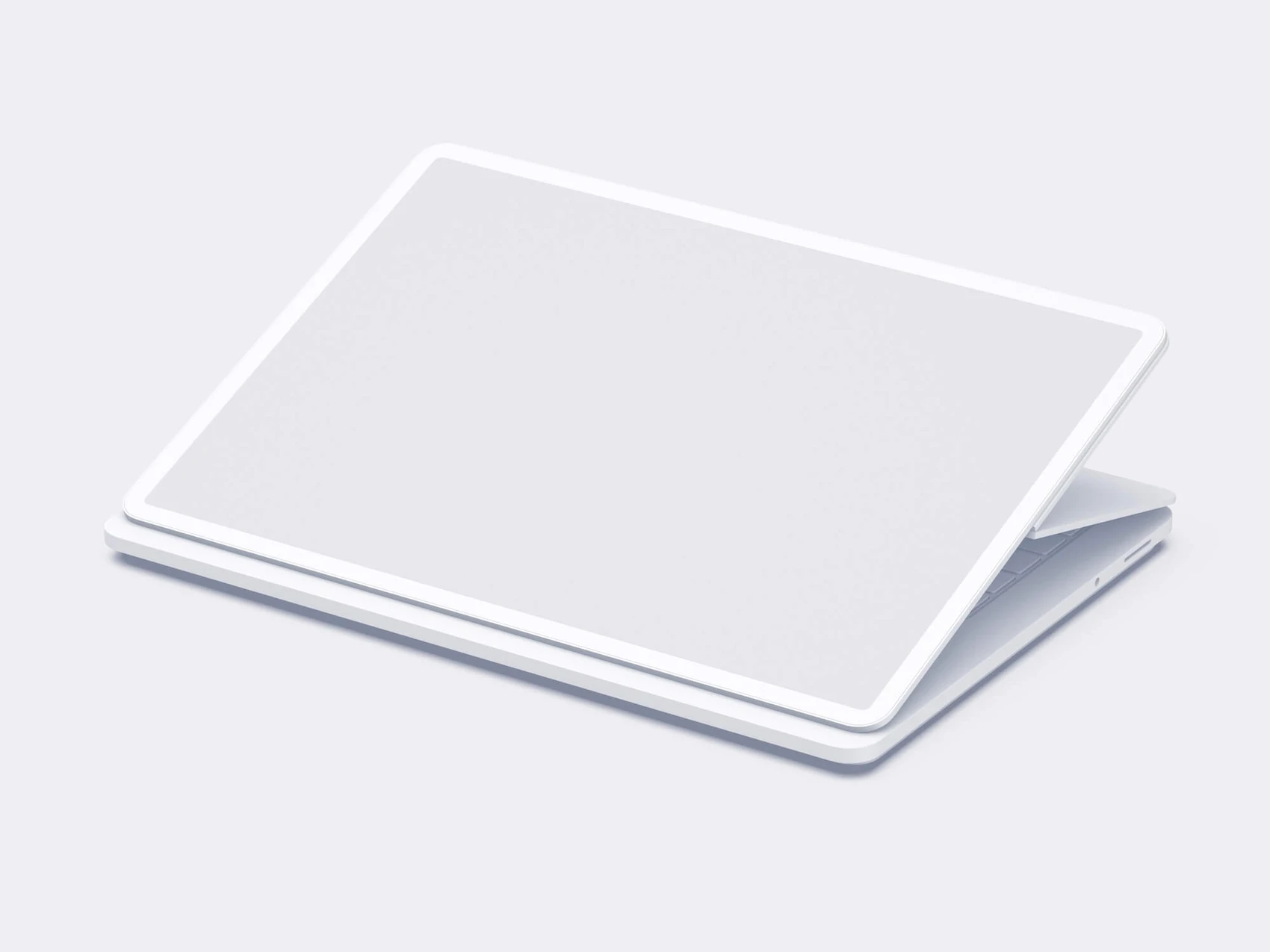 Laptop Studio Clay Mockups: 10 1