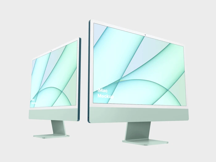 iMac 24-inch Mockups, 05