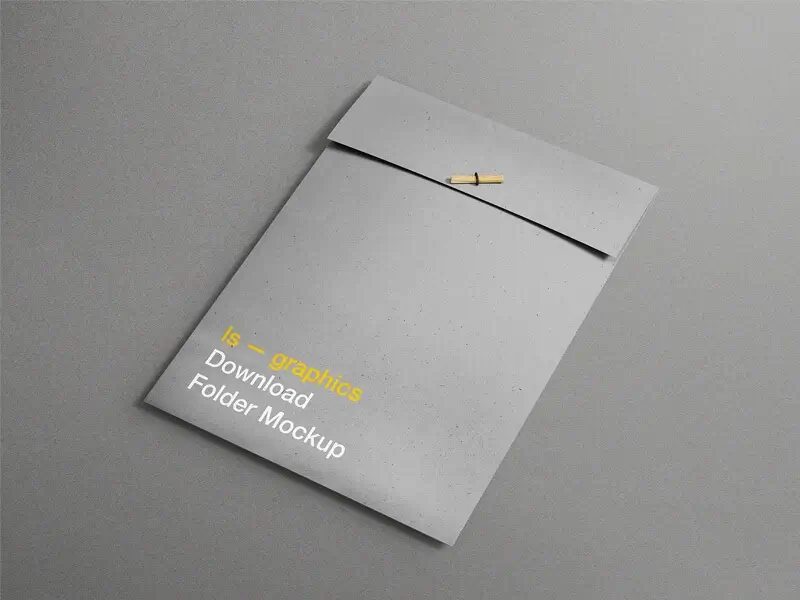 Free A4 Folder Mockup