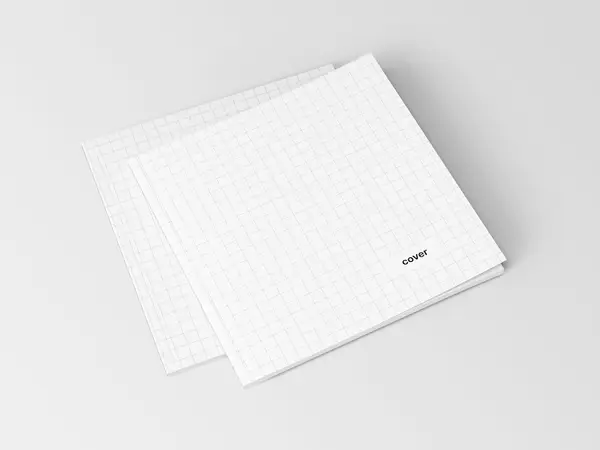 Magazine Mockups, Square, 02
