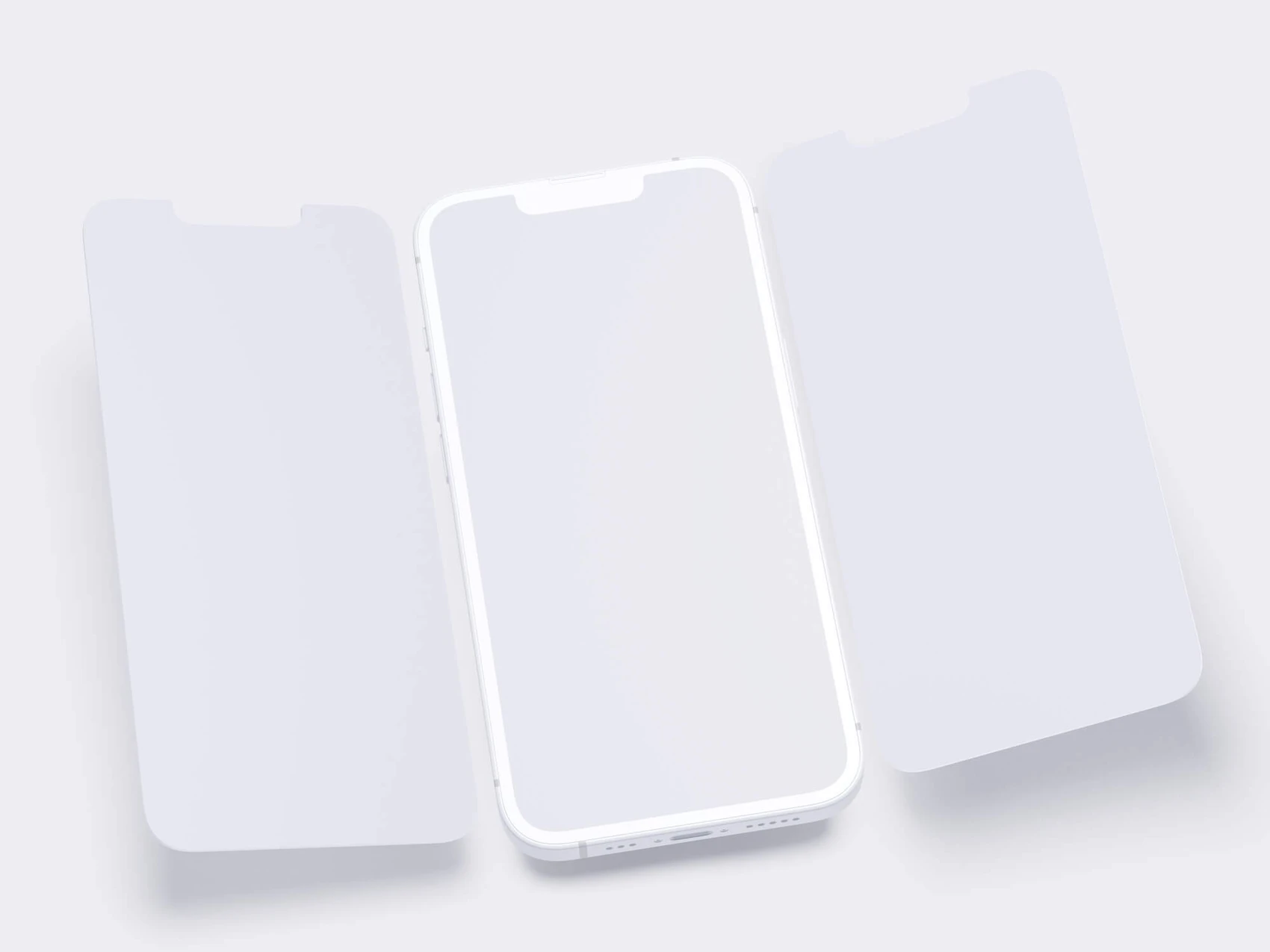 iPhone 13 Clay Mockups, 10 1