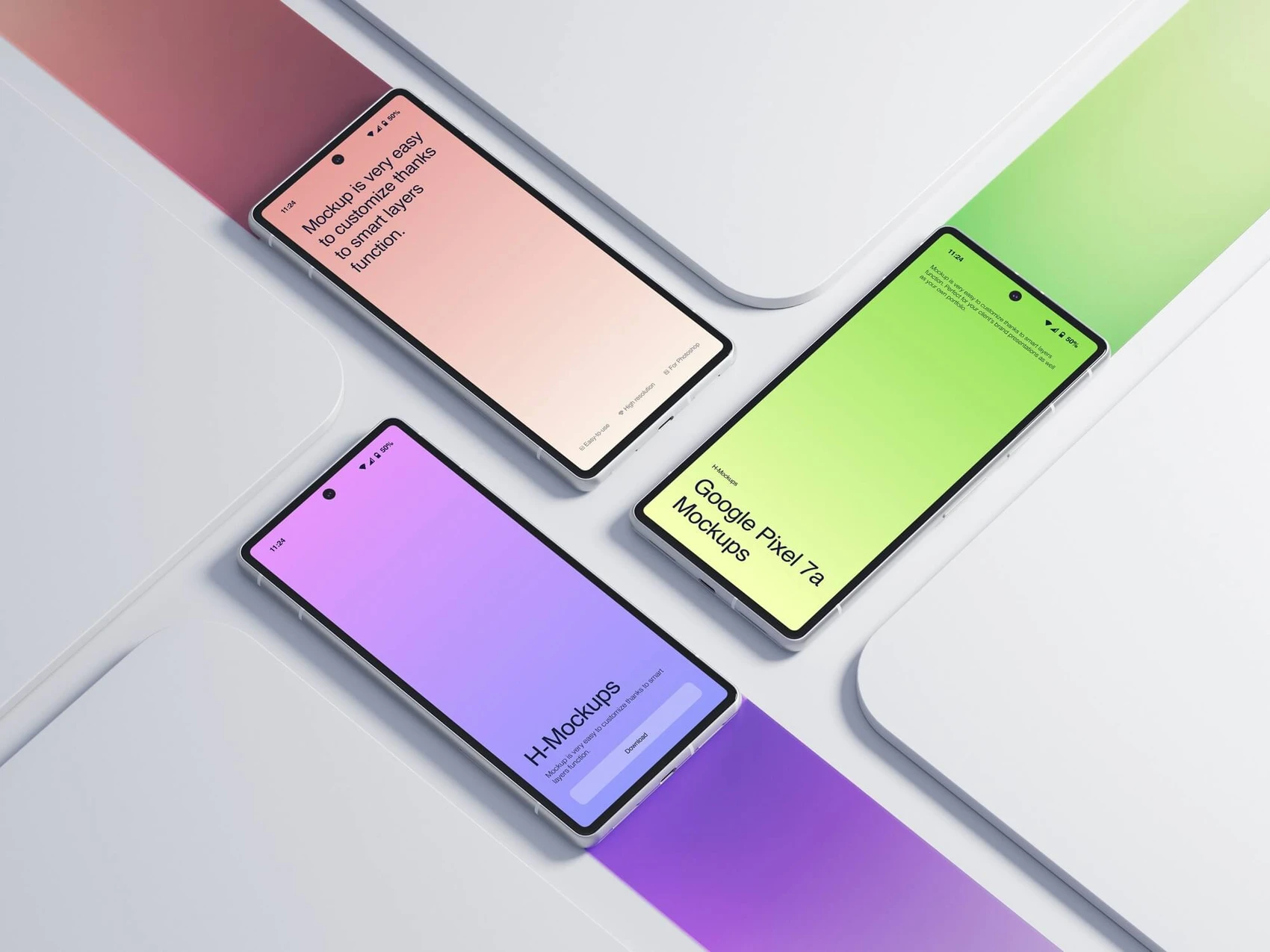 H-Mockups: Google Pixel 7a, 10 1