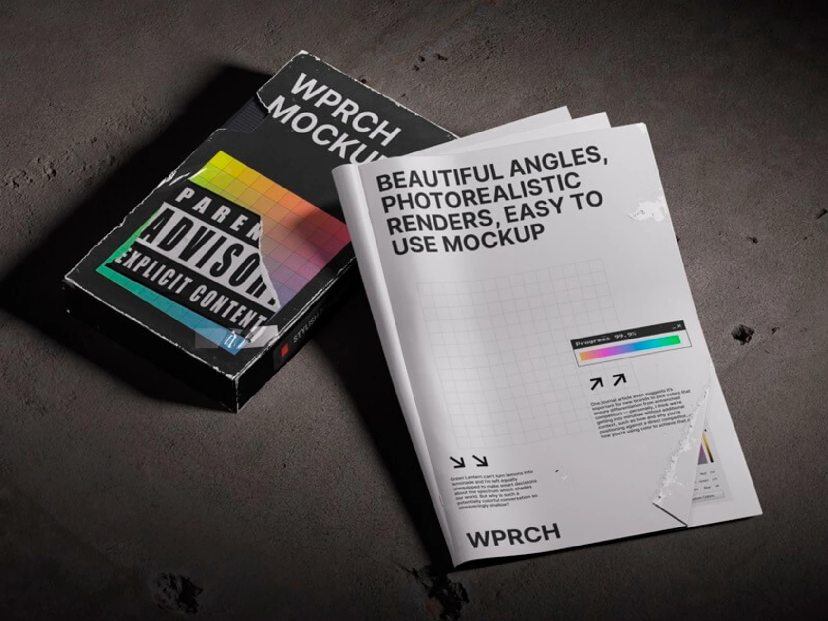 Bvge, Magazine Mockup, Package Mockup, Sticker Mockup, US, 16 1