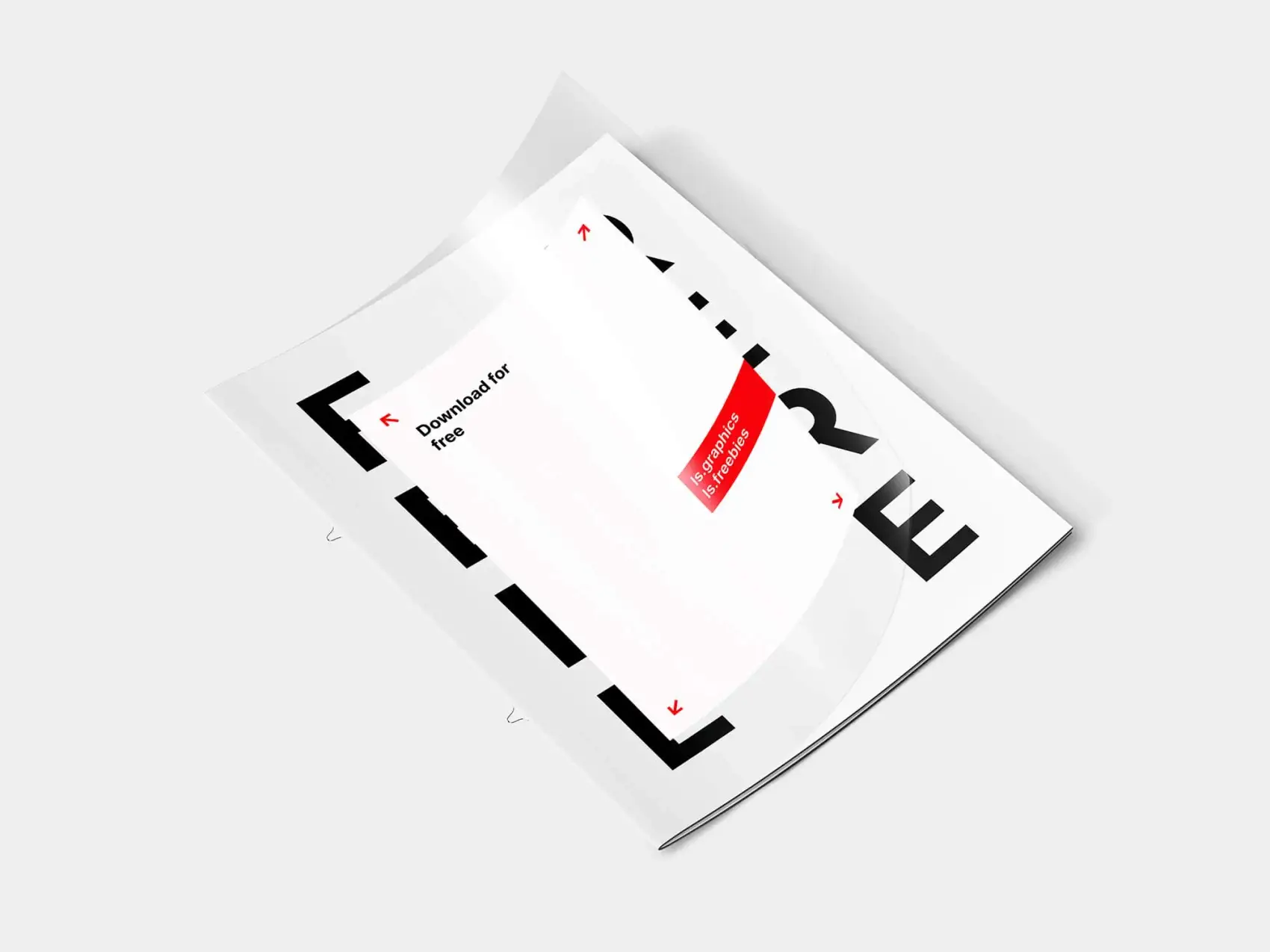 Letter Transparent Cover Brochure 1