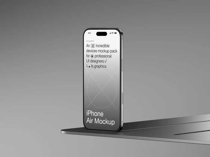 AH Mockup, iPhone Air, Scene 11