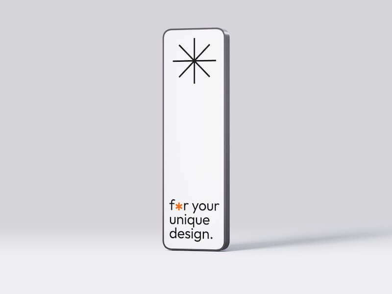 Elegant Standing Banner Mockup, Isolated, 26