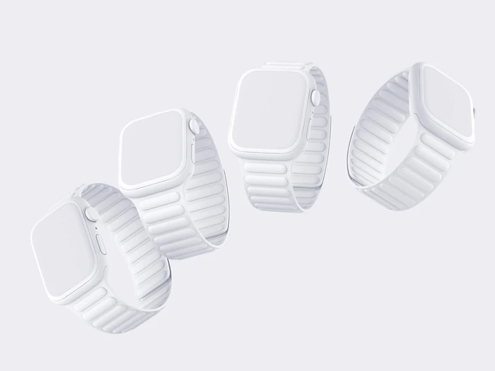 Watch Series 7 Clay Mockups, 10