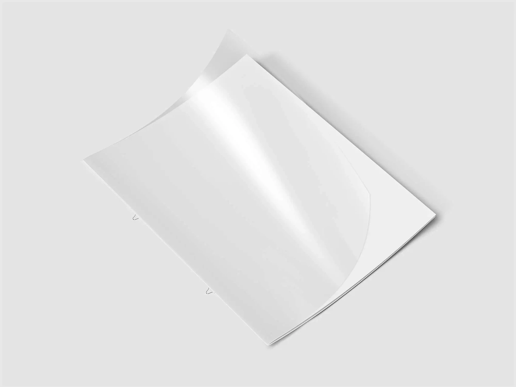 Letter Transparent Cover Brochure 2