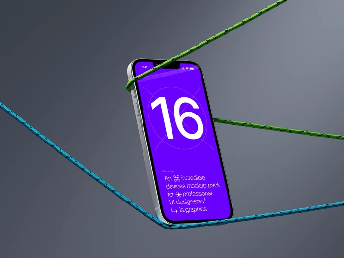 Z-Mockups, iPhone 16e, Scene 06