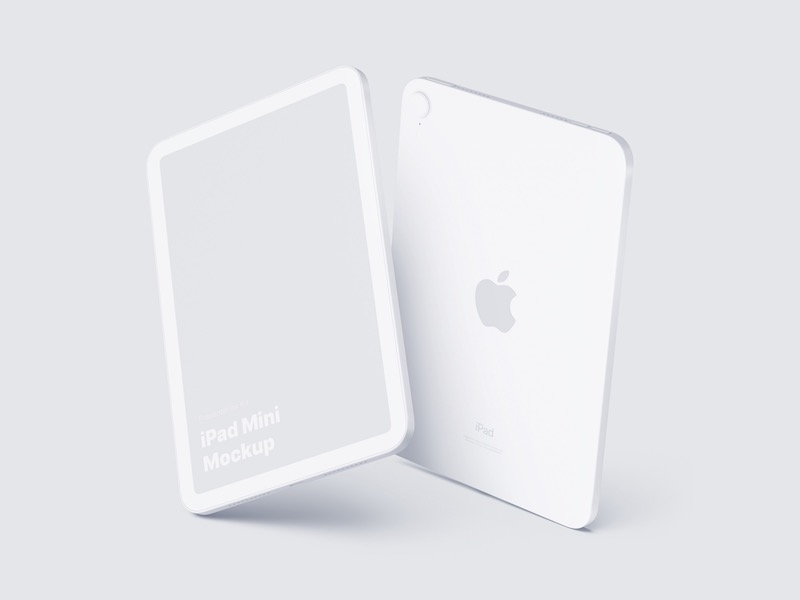 iPad Mini Clay Mockups, 05