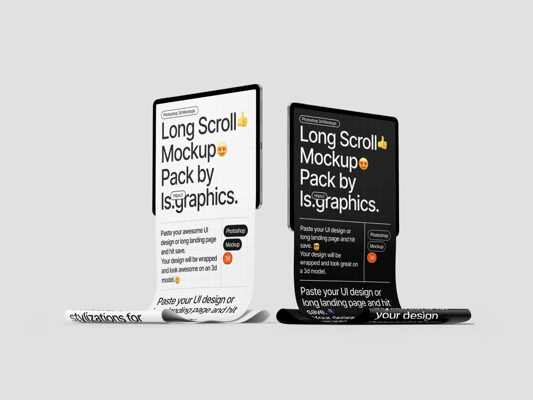 Long Scroll Mockups, 26 1