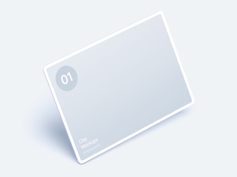 Monitor Clay Mockups, 09