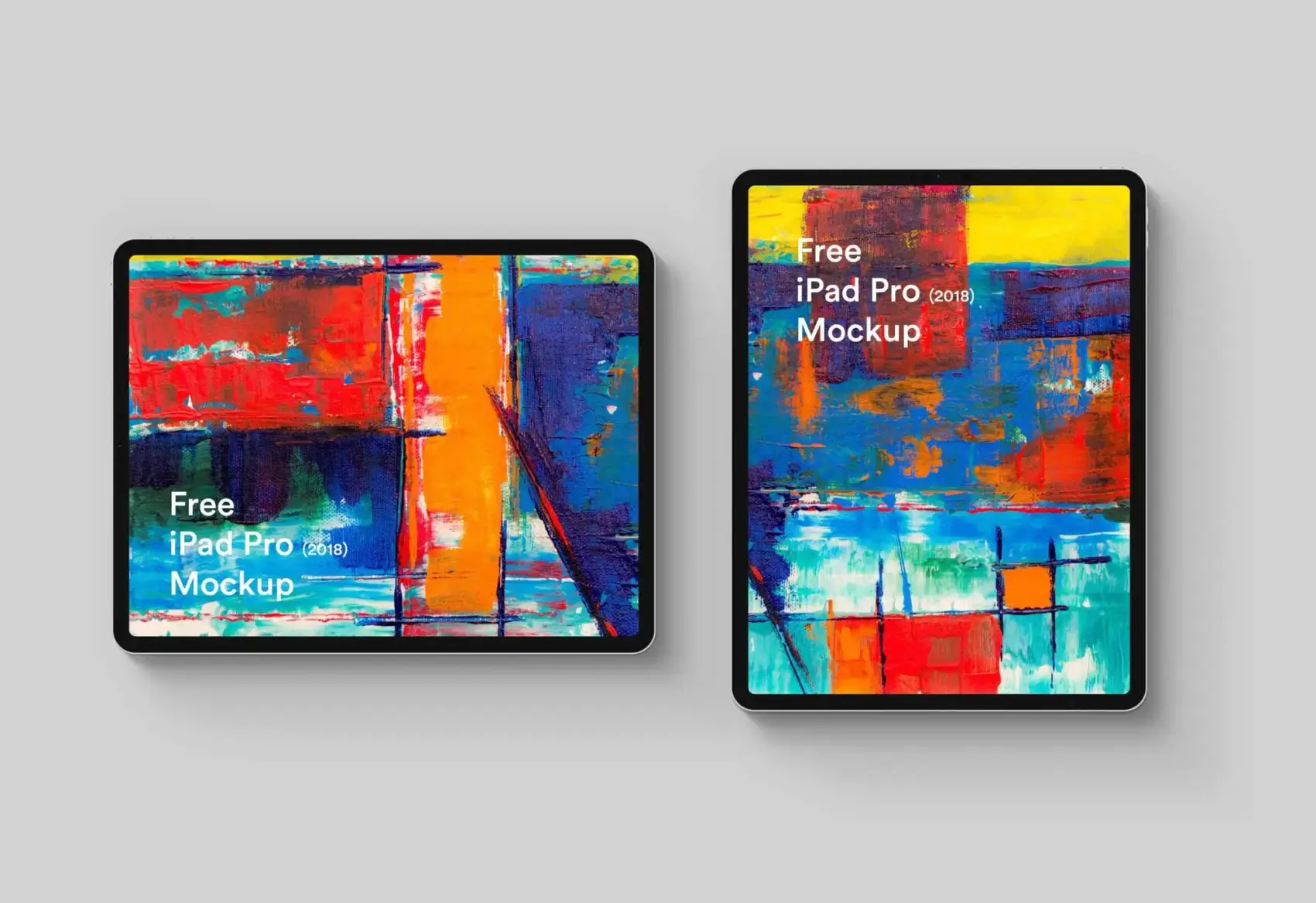 Free iPad Pro 2018 Easy to use Mockup 1