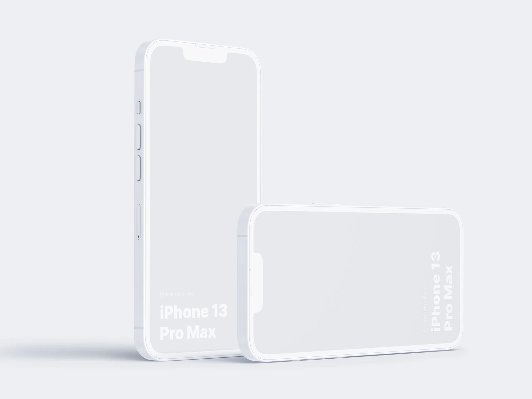 iPhone 13 Pro Clay Mockups: 15 1