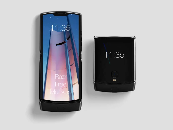 Free Motorola Razr Mockup 1