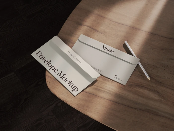 Muele, Envelope Mockups, EU, Scene 05