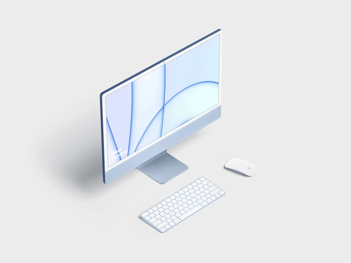 iMac 24-inch Mockups, 04