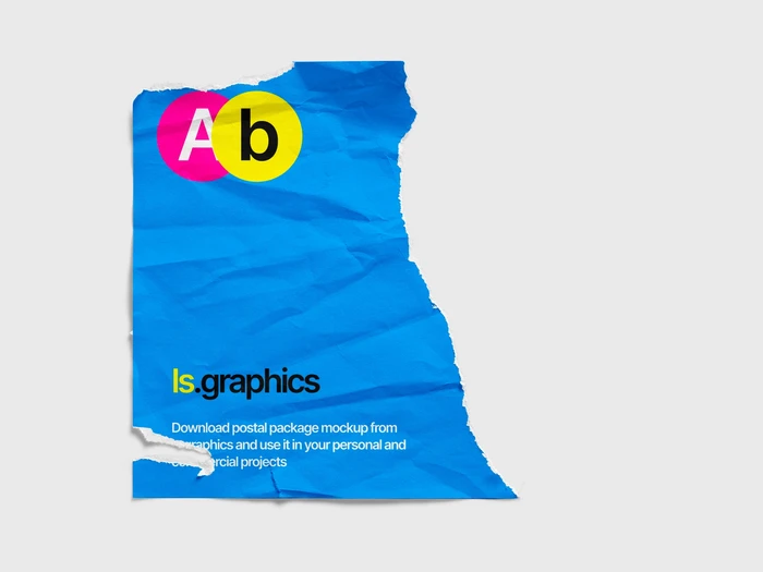 Torn Simple Poster Mockup, US, 03