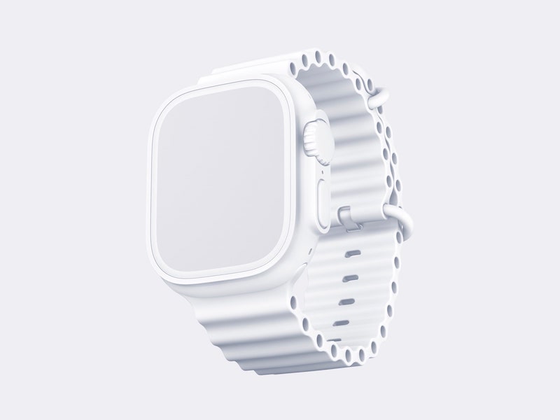 Watch Ultra Mockup, Clay 11